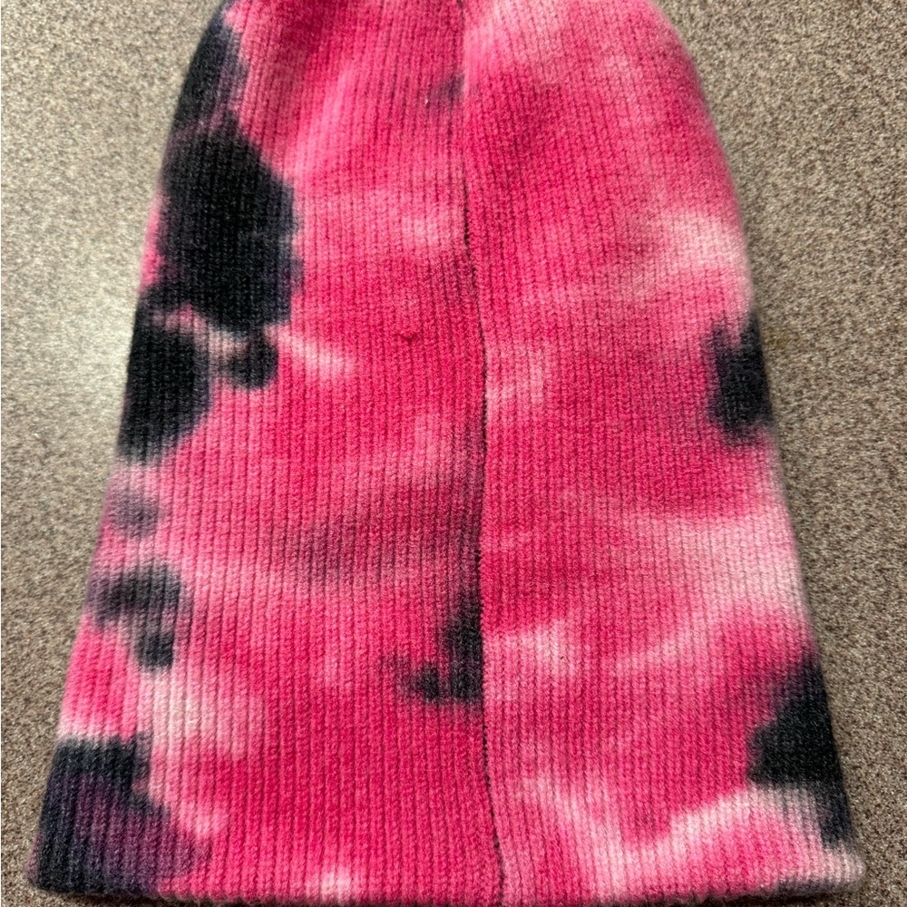 C.C Pink & Black Tie-Dye Knit Hat - Picture 4 of 5